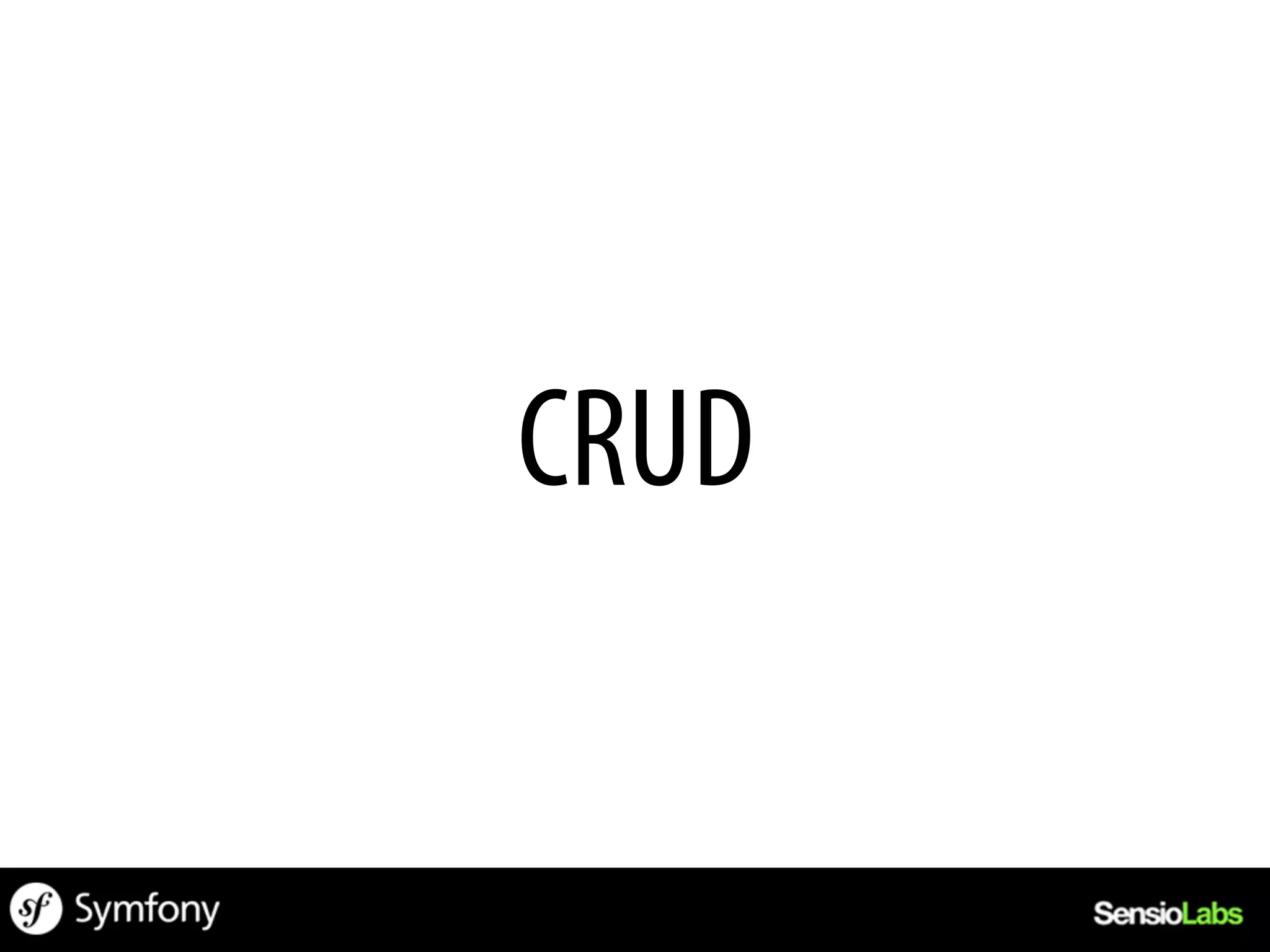 CRUD
 