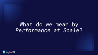 Database Performance at Scale: The TL;DR | PDF