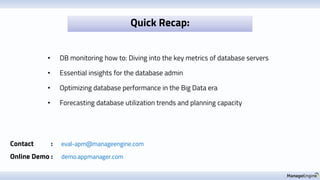 Database performance monitoring:Key to seamless application performance ...