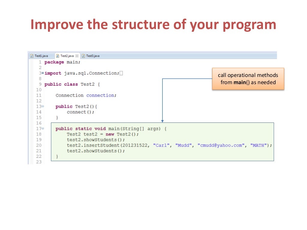 Database Programming Techniques