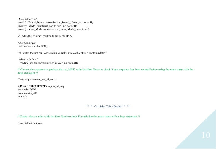 Database Design Project Oracle 11g