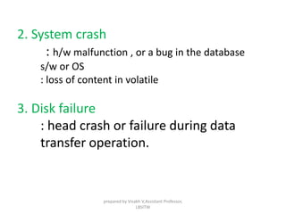 Data base recovery | PDF