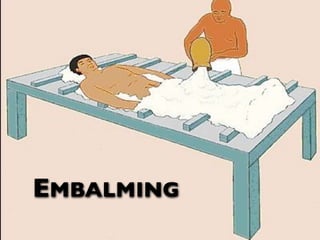 EMBALMING
 