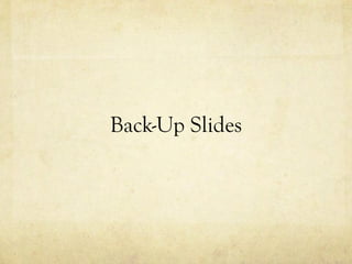 Back-Up Slides
 