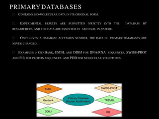 PRIMARY DATABASES
 