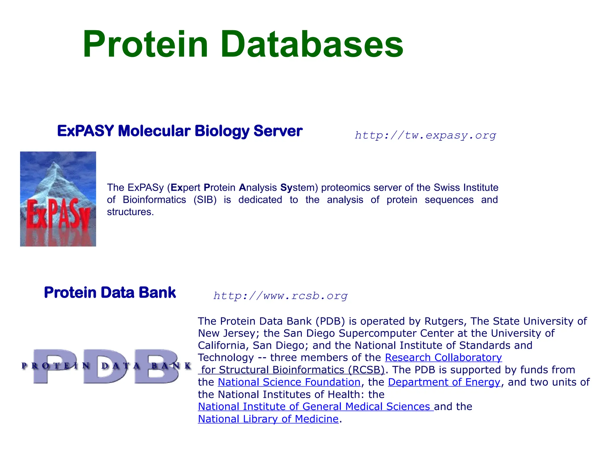 databases of Bioinformatics .pptx