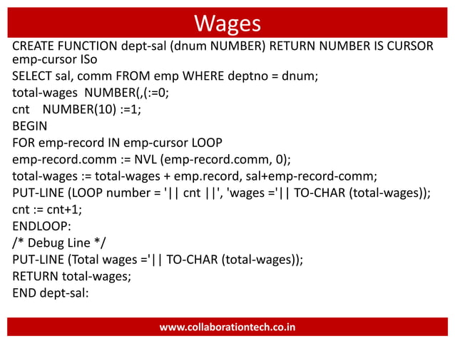 Introduction to Database SQL & PL/SQL | PPTX
