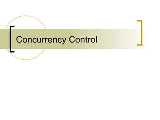 Concurrency Control 