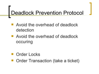 Databases: Locking Methods | PPT