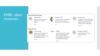 EMBL -data
resources
 