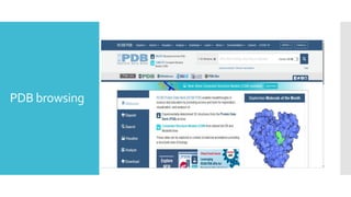 PDB browsing
 