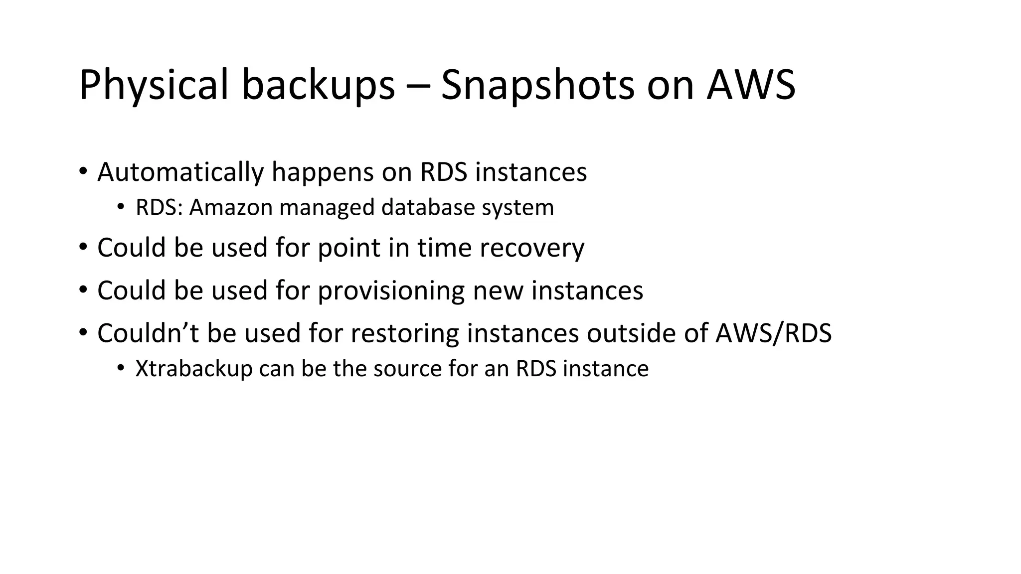 Scalabe MySQL Infrastructure