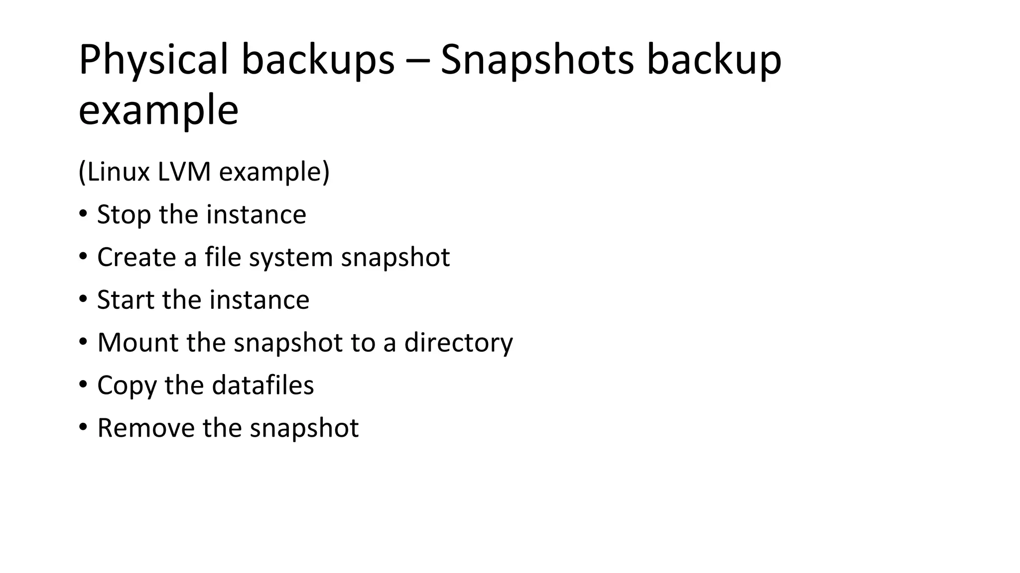Scalabe MySQL Infrastructure