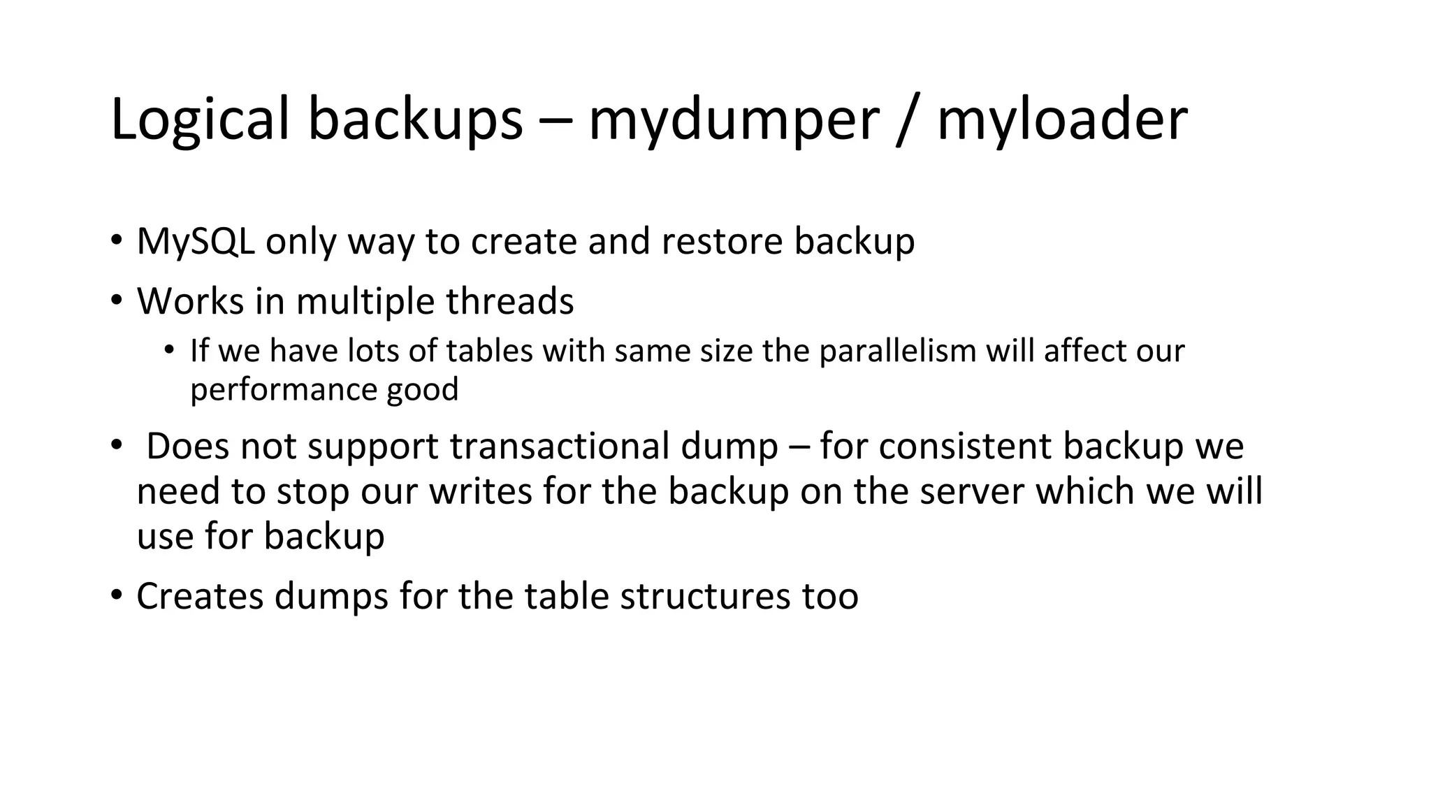 Scalabe MySQL Infrastructure