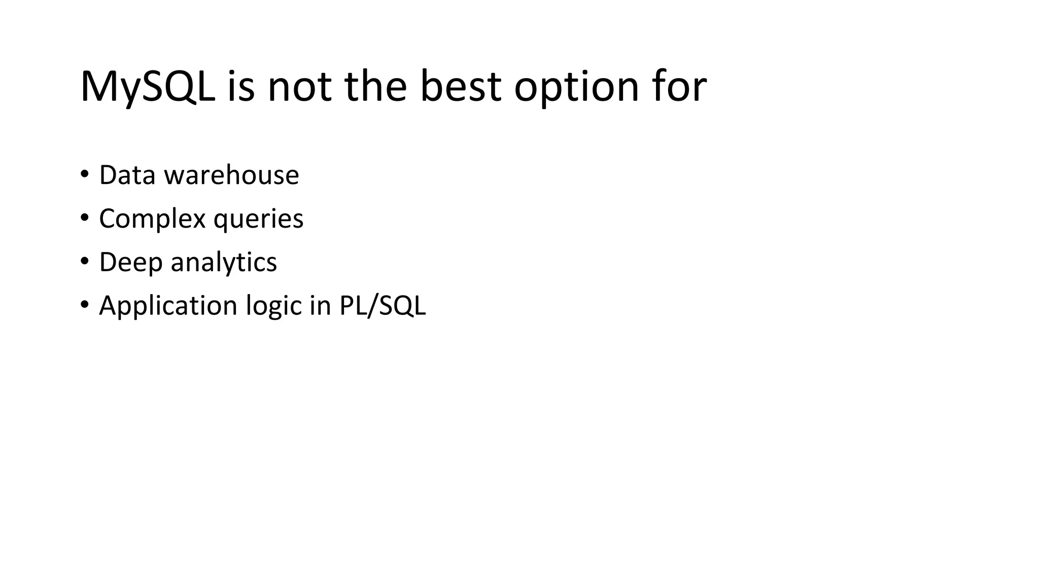 Scalabe MySQL Infrastructure