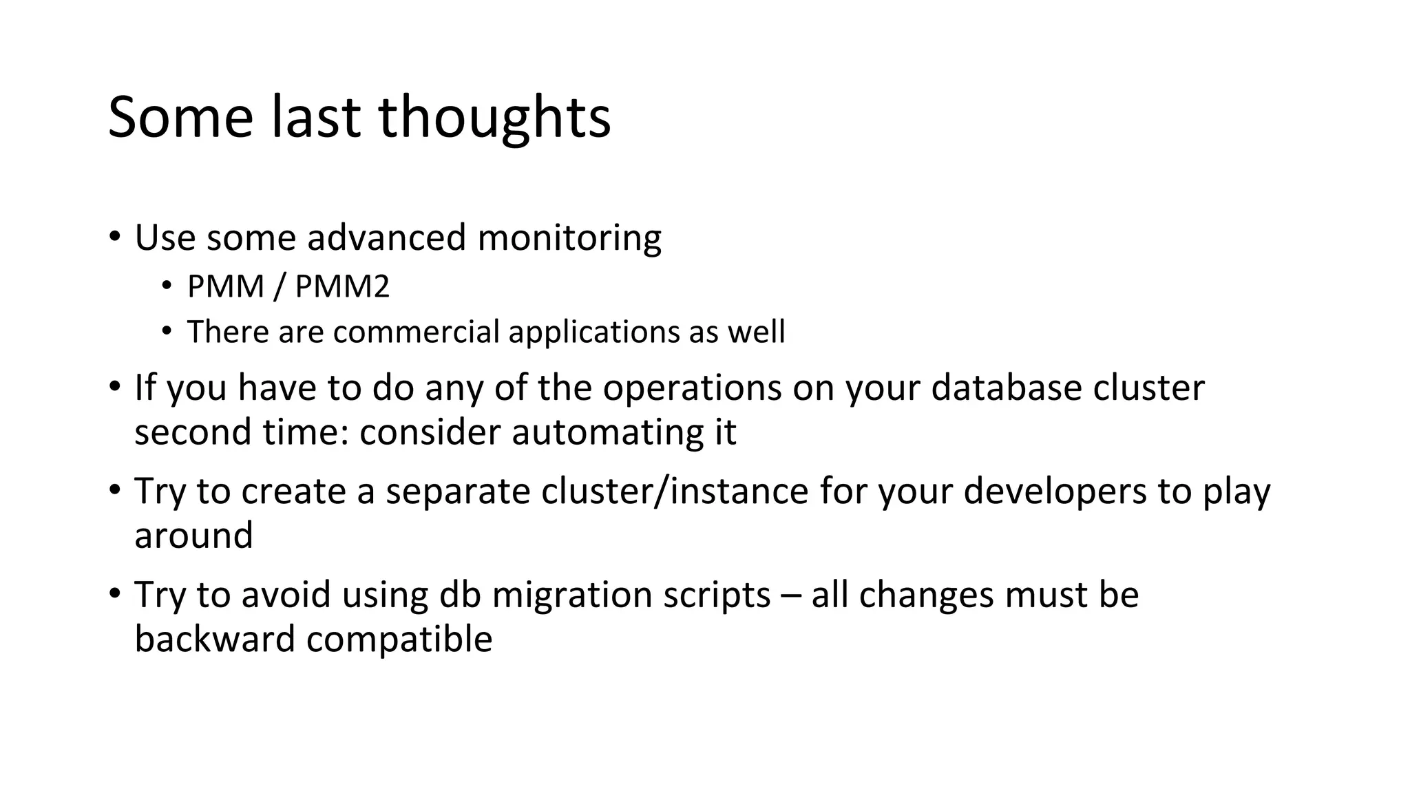 Scalabe MySQL Infrastructure
