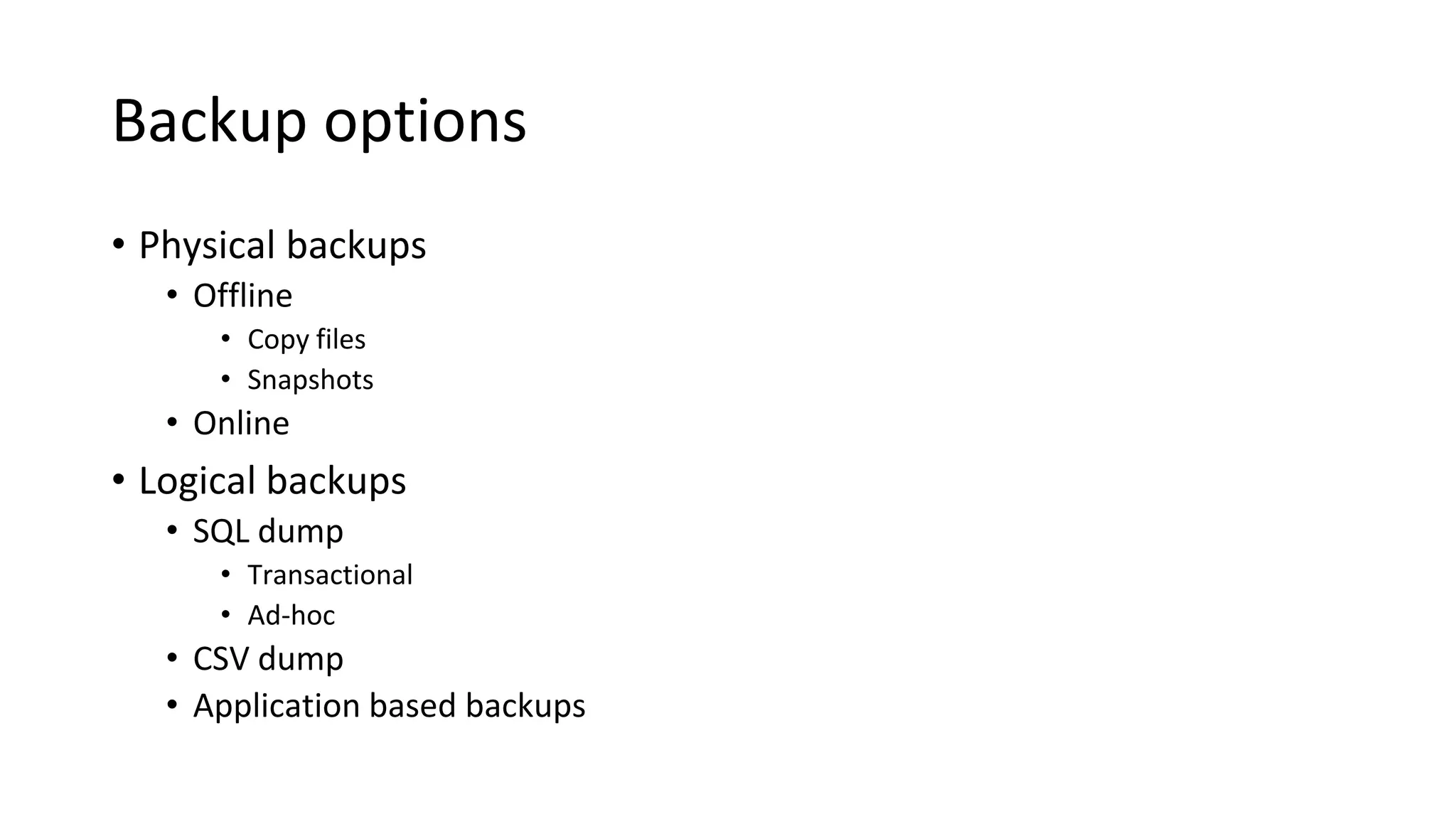 Scalabe MySQL Infrastructure
