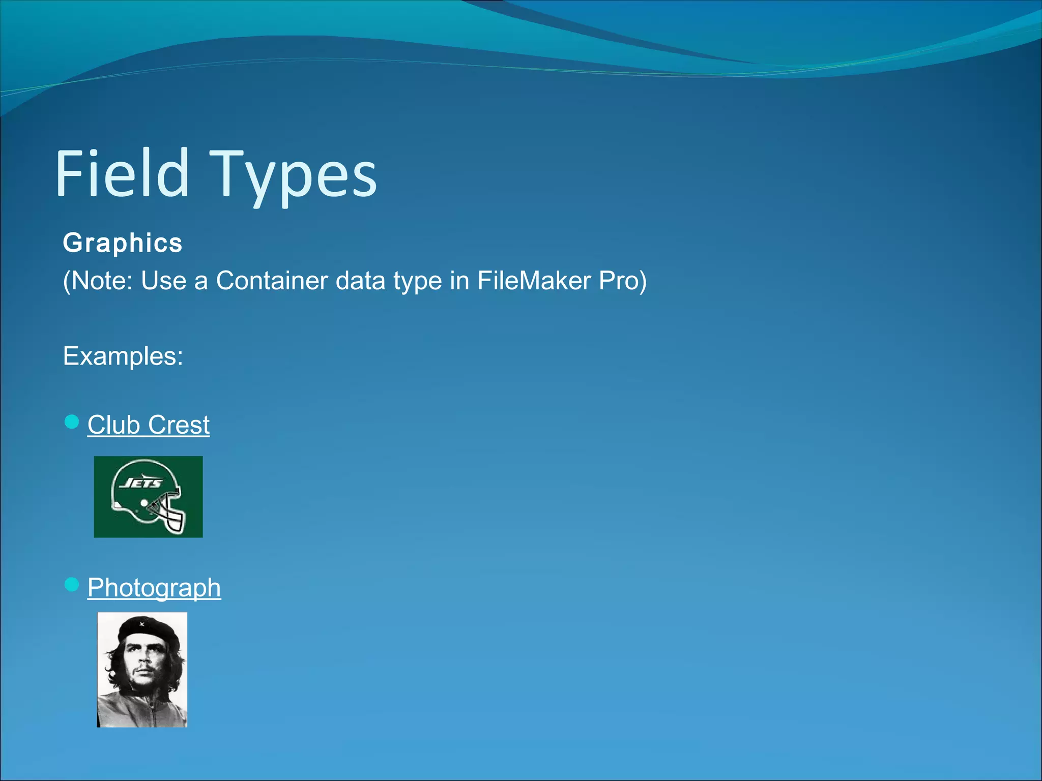 Field Types | PPT