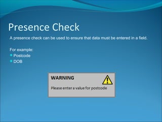 Database Validation | PPT