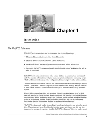 Database schema handbook for cisco unified icm contact center ...