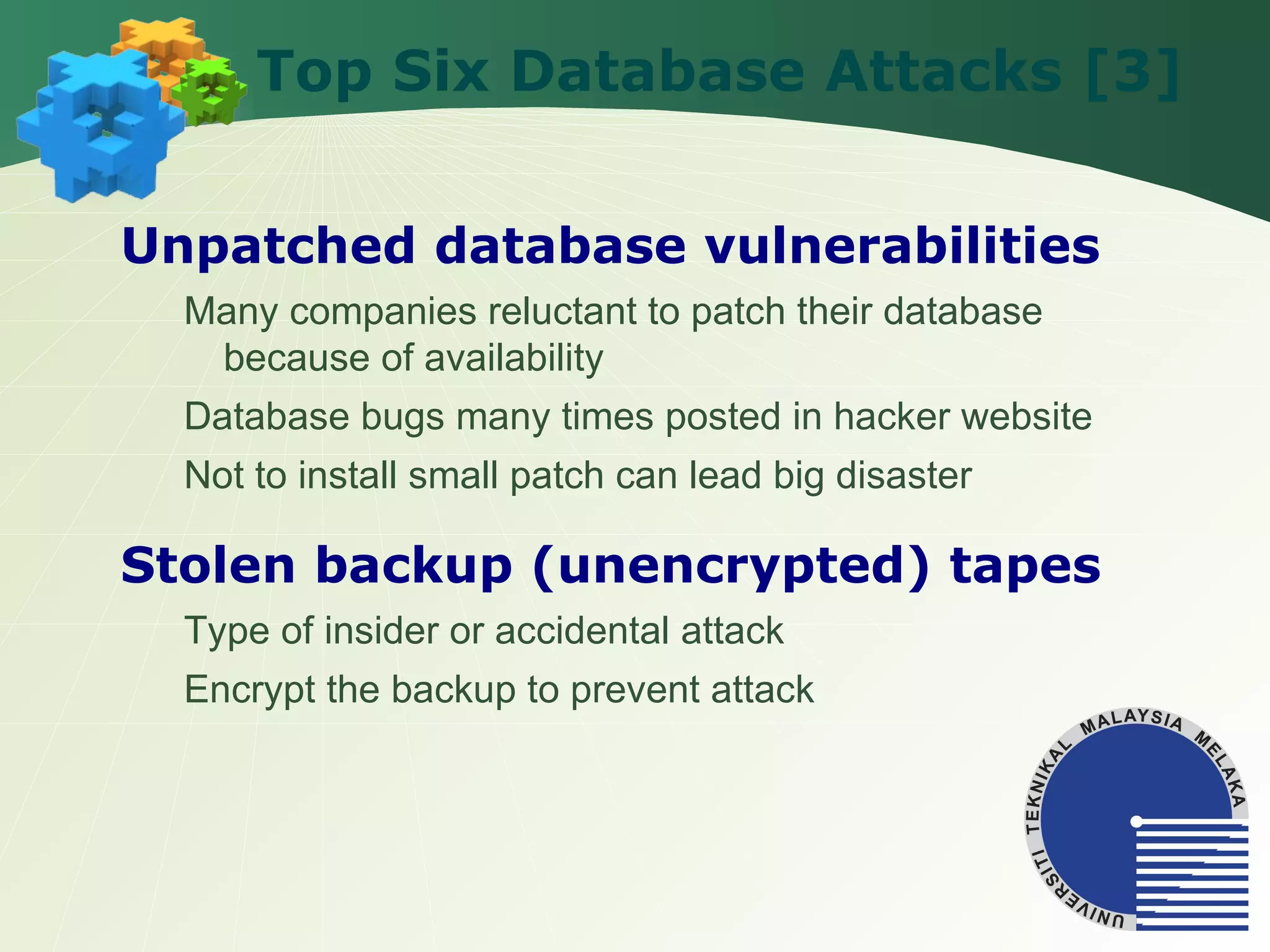 Hardening Database Server | ODP
