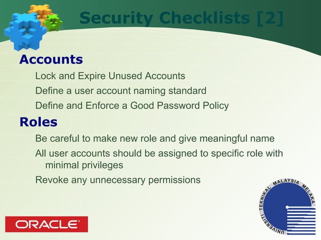 Hardening Database Server | ODP