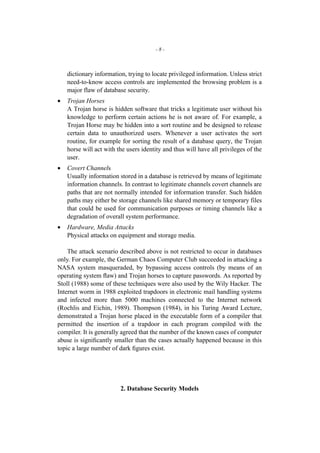Database security | PDF