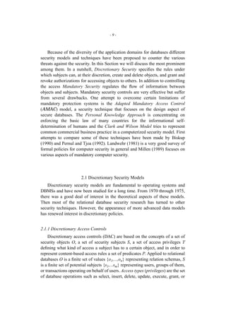 Database security | PDF