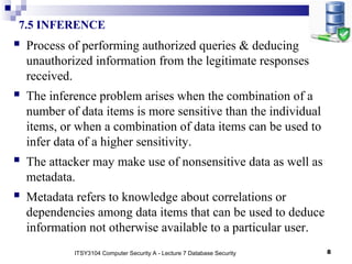 Database security | PPT