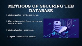Database security | PPTX