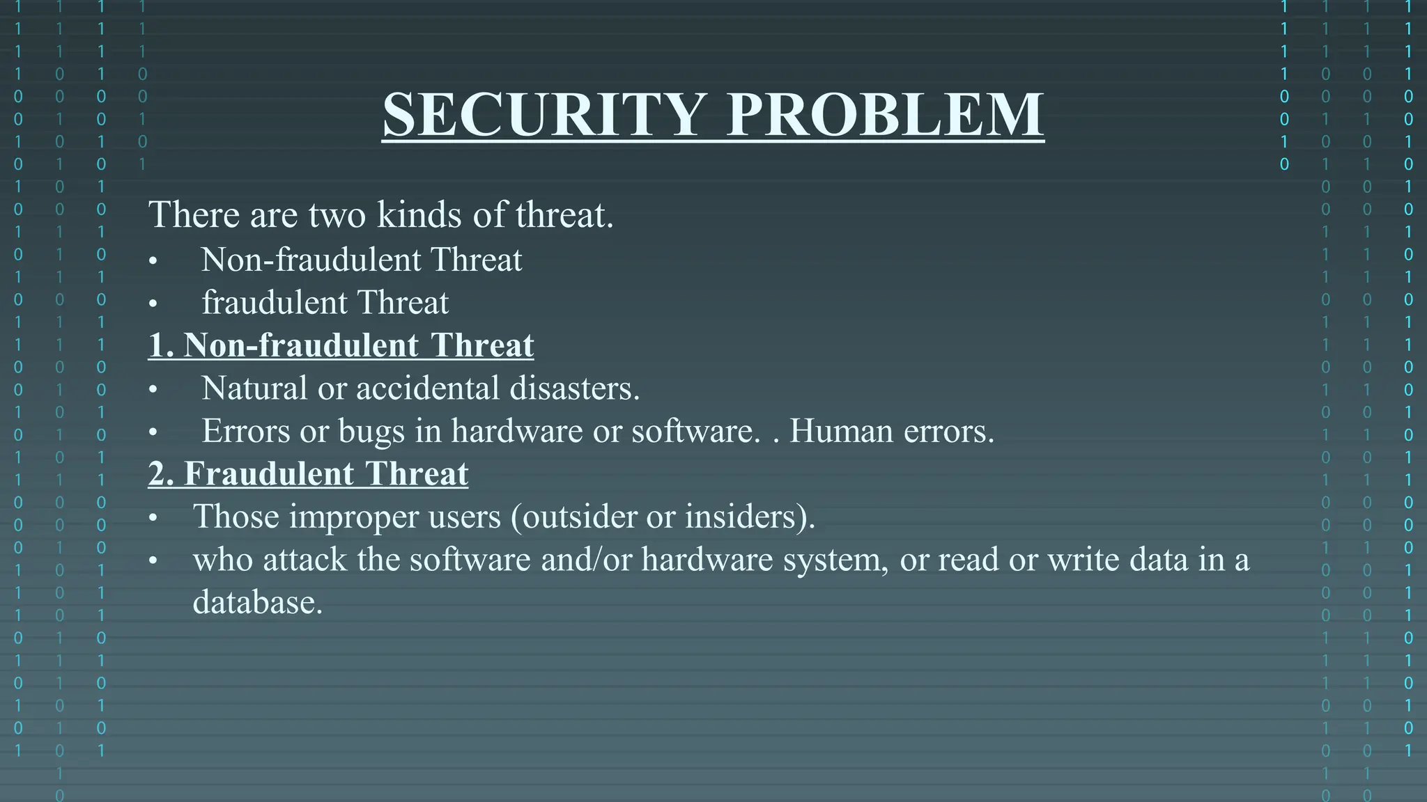 Database security presentation in easy way | PDF