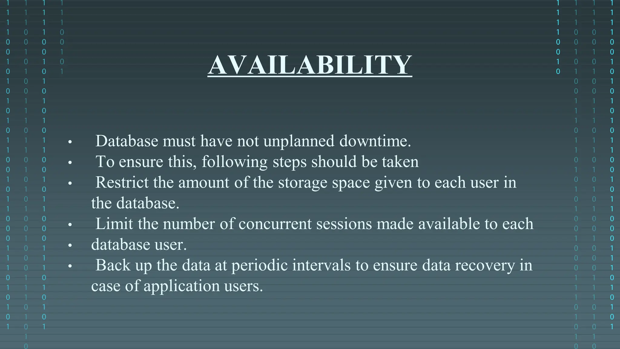 Database security presentation in easy way | PDF