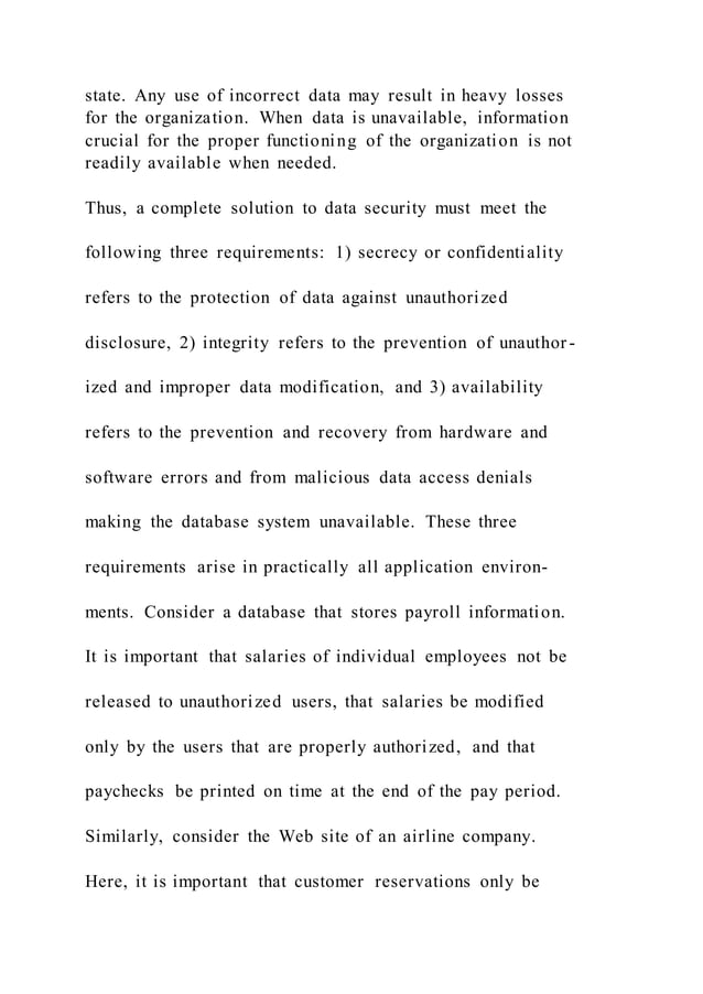 Database Security—Concepts,Approaches, and ChallengesElisa | PDF