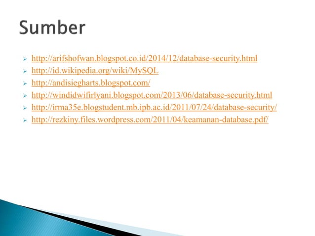 Database security (ppt) | PPT