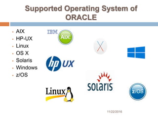Linux Database Systems Database software | PPTX