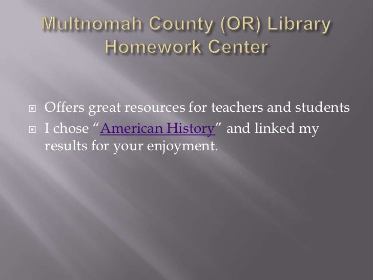 Biographies homework center multnomah county library