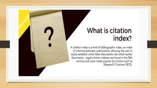 Citation Databases & Research Metrics U-4.pptx