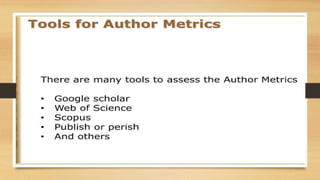 Citation Databases & Research Metrics U-4.pptx