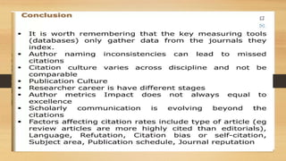 Citation Databases & Research Metrics U-4.pptx