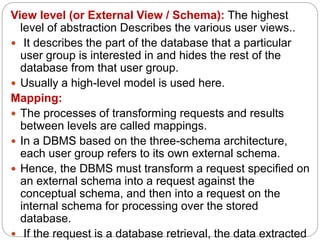 Database System Concepts AND architecture [Autosaved].pptx