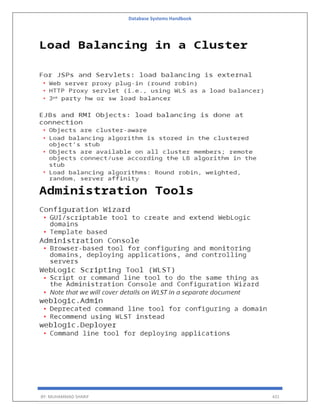 Database Systems Handbook
BY: MUHAMMAD SHARIF 431
 