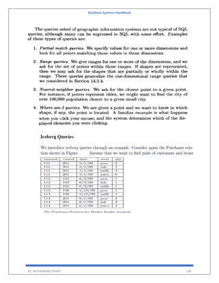 Database Systems Handbook
BY: MUHAMMAD SHARIF 168
 