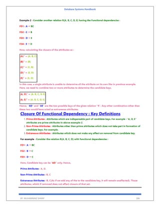 Database Systems Handbook
BY: MUHAMMAD SHARIF 186
 