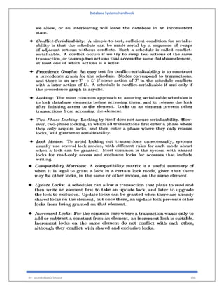 Database Systems Handbook
BY: MUHAMMAD SHARIF 196
 