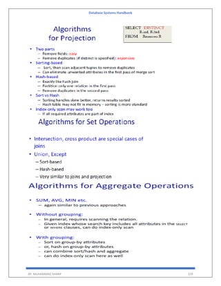 Database Systems Handbook
BY: MUHAMMAD SHARIF 229
 