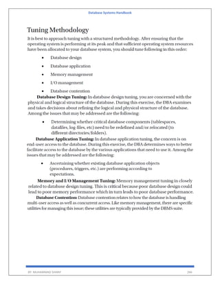 Database Systems Handbook
BY: MUHAMMAD SHARIF 266
 