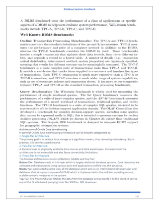 Database Systems Handbook
BY: MUHAMMAD SHARIF 320
 