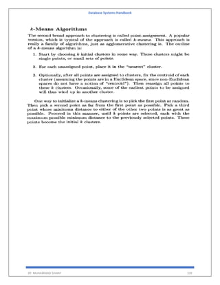 Database Systems Handbook
BY: MUHAMMAD SHARIF 339
 