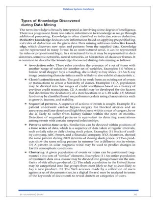 Database Systems Handbook
BY: MUHAMMAD SHARIF 342
 