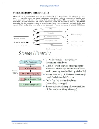 Database Systems Handbook
BY: MUHAMMAD SHARIF 370
 